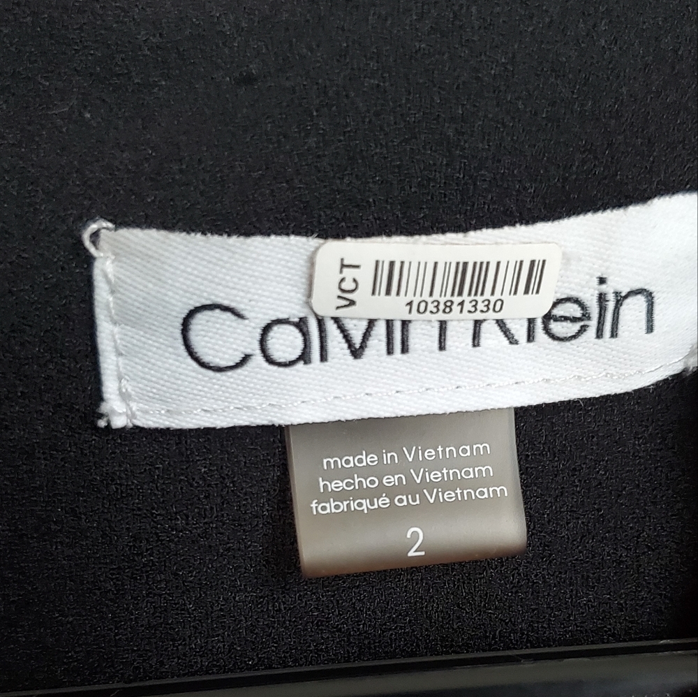 Calvin Klein Black Midi Dress - Picture 2 of 4